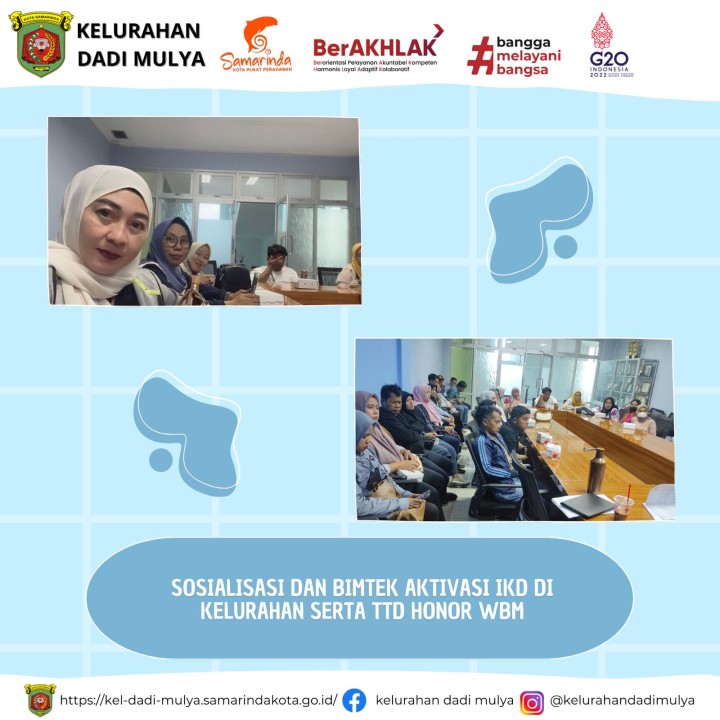 AGENDA KELURAHAN DADI MULYA BULAN AGUSTUS TAHUN 2024