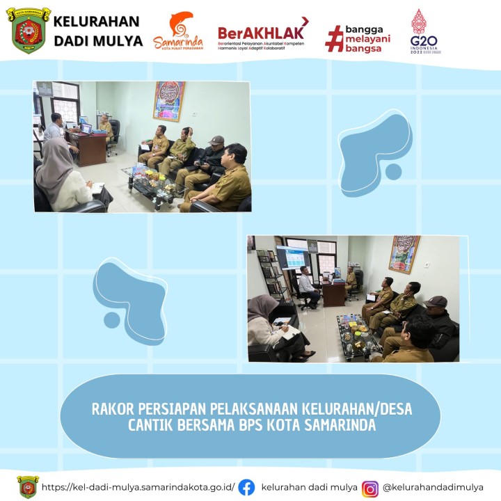 AGENDA KELURAHAN DADI MULYA BULAN AGUSTUS TAHUN 2024