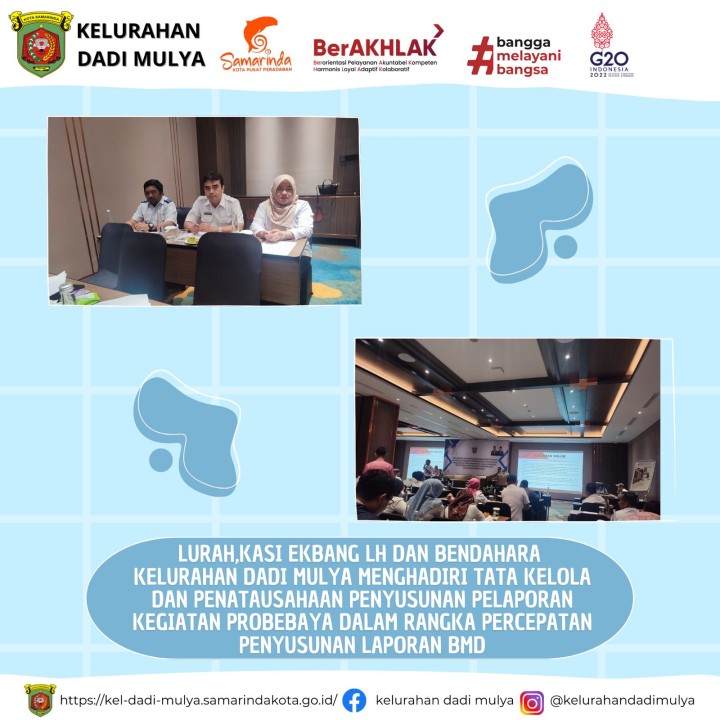 AGENDA KELURAHAN DADI MULYA BULAN AGUSTUS TAHUN 2024