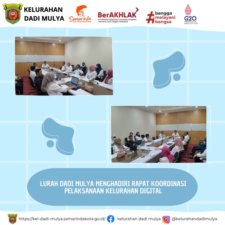 AGENDA KELURAHAN DADI MULYA BULAN AGUSTUS TAHUN 2024