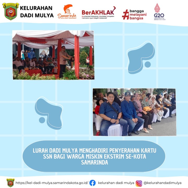 AGENDA KELURAHAN DADI MULYA BULAN AGUSTUS TAHUN 2024