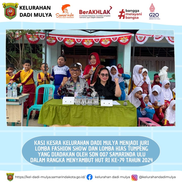 AGENDA KELURAHAN DADI MULYA BULAN AGUSTUS TAHUN 2024