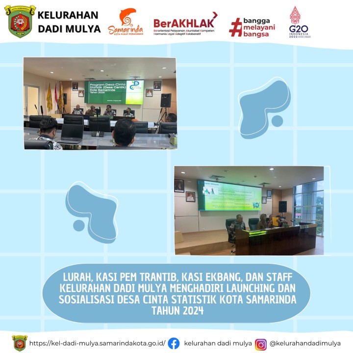 AGENDA KELURAHAN DADI MULYA BULAN AGUSTUS TAHUN 2024