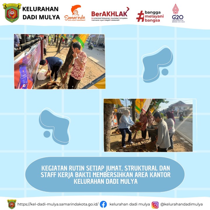 AGENDA KELURAHAN DADI MULYA BULAN AGUSTUS TAHUN 2024