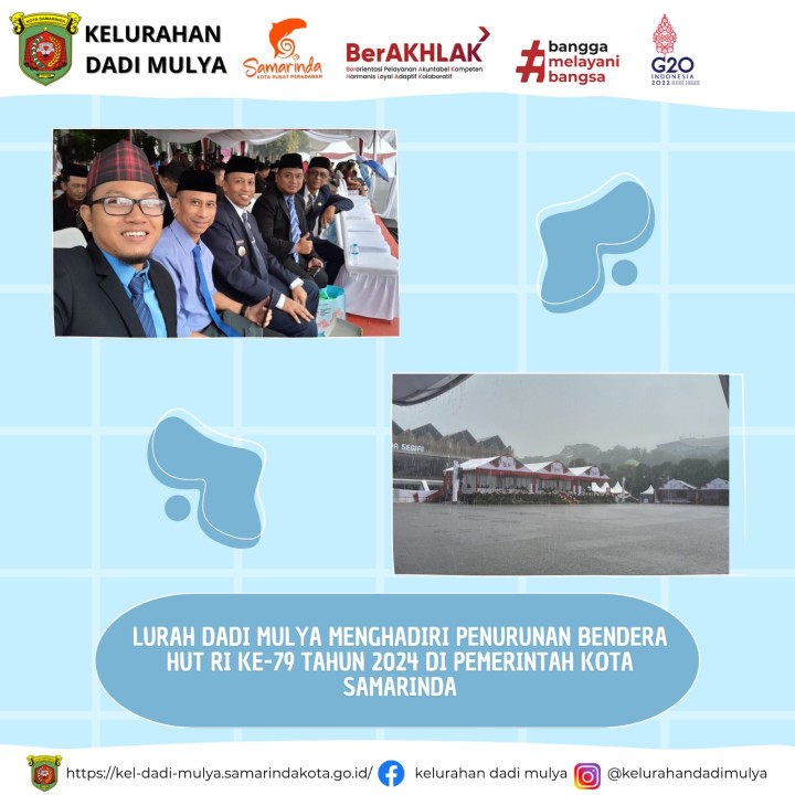 AGENDA KELURAHAN DADI MULYA BULAN AGUSTUS TAHUN 2024