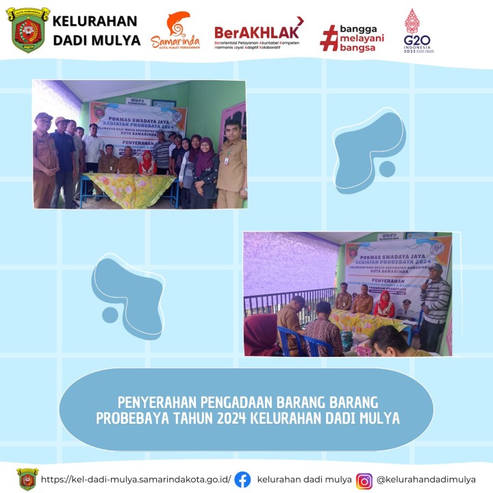 AGENDA KELURAHAN DADI MULYA BULAN AGUSTUS TAHUN 2024