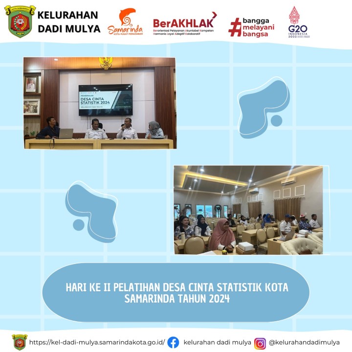 AGENDA KELURAHAN DADI MULYA BULAN AGUSTUS TAHUN 2024