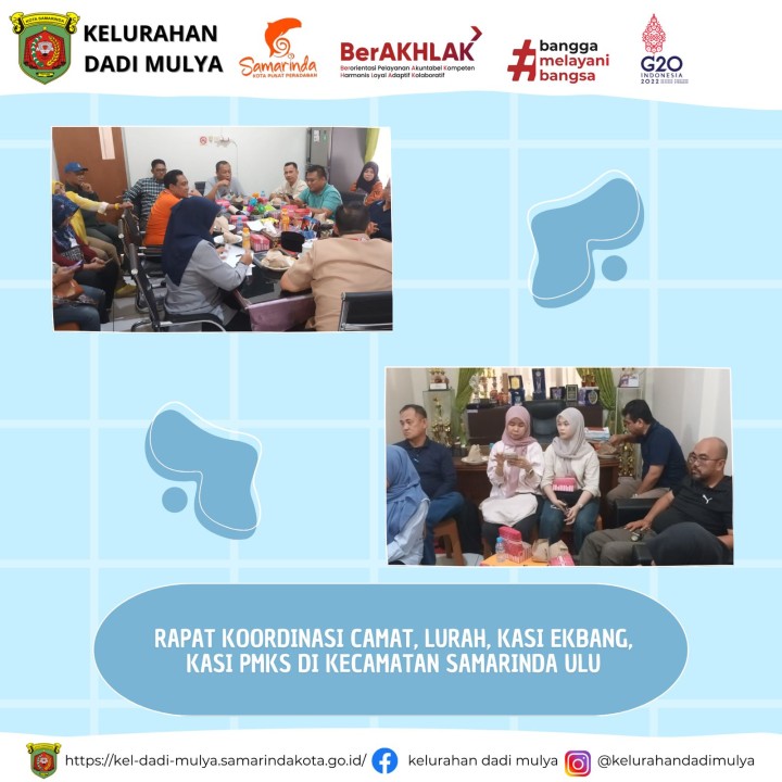 AGENDA KELURAHAN DADI MULYA BULAN AGUSTUS TAHUN 2024