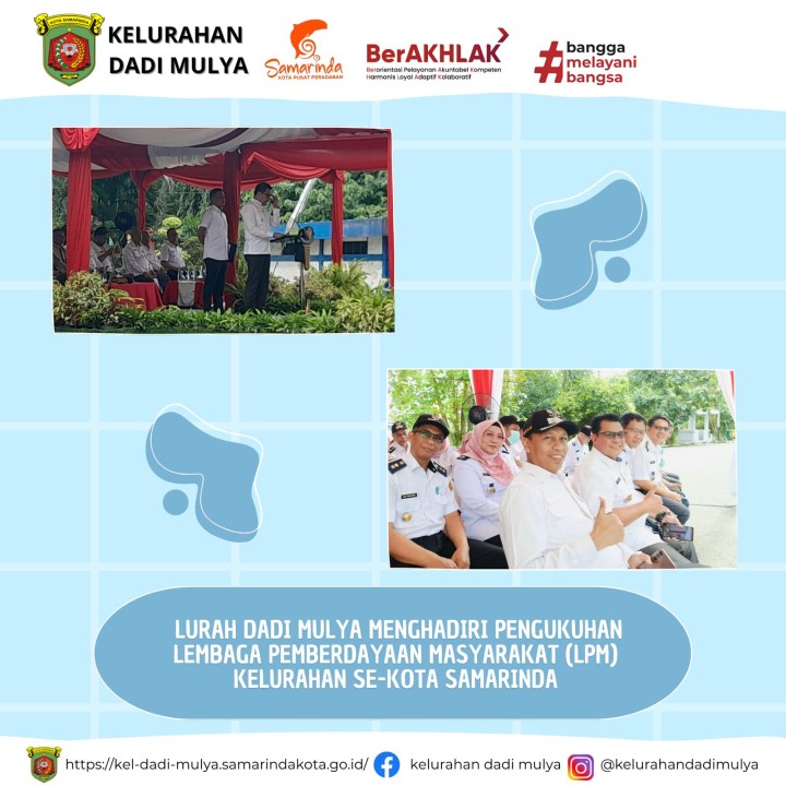 AGENDA KELURAHAN DADI MULYA BULAN AGUSTUS TAHUN 2024