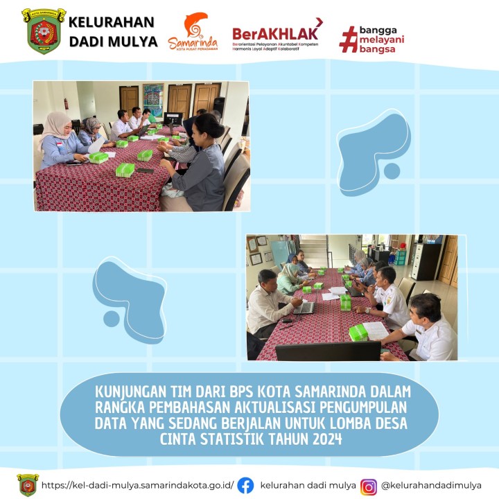 AGENDA KELURAHAN DADI MULYA BULAN AGUSTUS TAHUN 2024