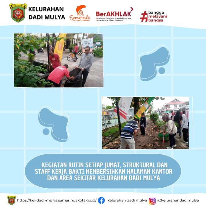 AGENDA KELURAHAN DADI MULYA BULAN AGUSTUS TAHUN 2024