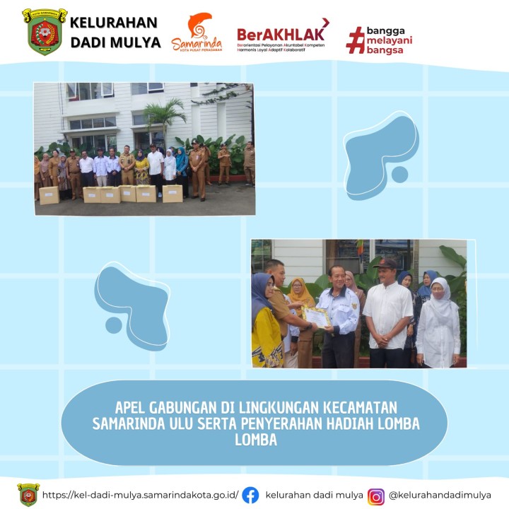 AGENDA KELURAHAN DADI MULYA BULAN SEPTEMBER TAHUN 2024