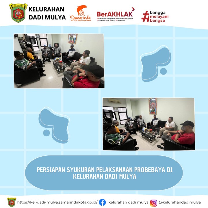 AGENDA KELURAHAN DADI MULYA BULAN SEPTEMBER TAHUN 2024