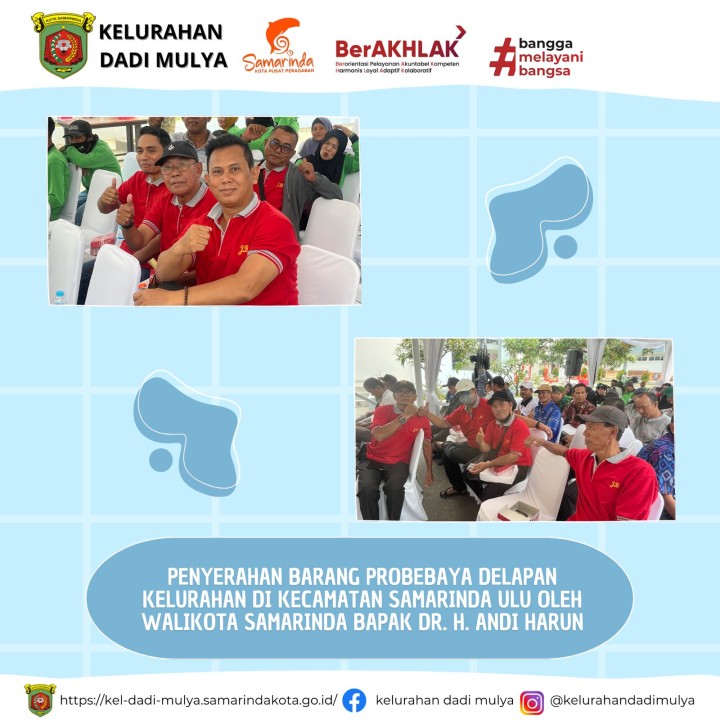 AGENDA KELURAHAN DADI MULYA BULAN SEPTEMBER TAHUN 2024