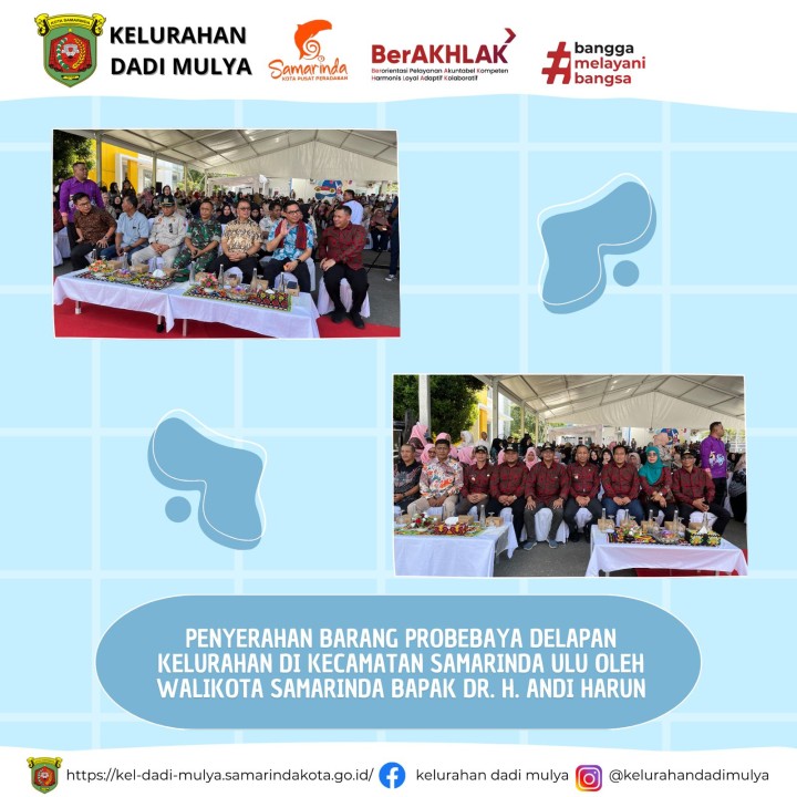 AGENDA KELURAHAN DADI MULYA BULAN SEPTEMBER TAHUN 2024