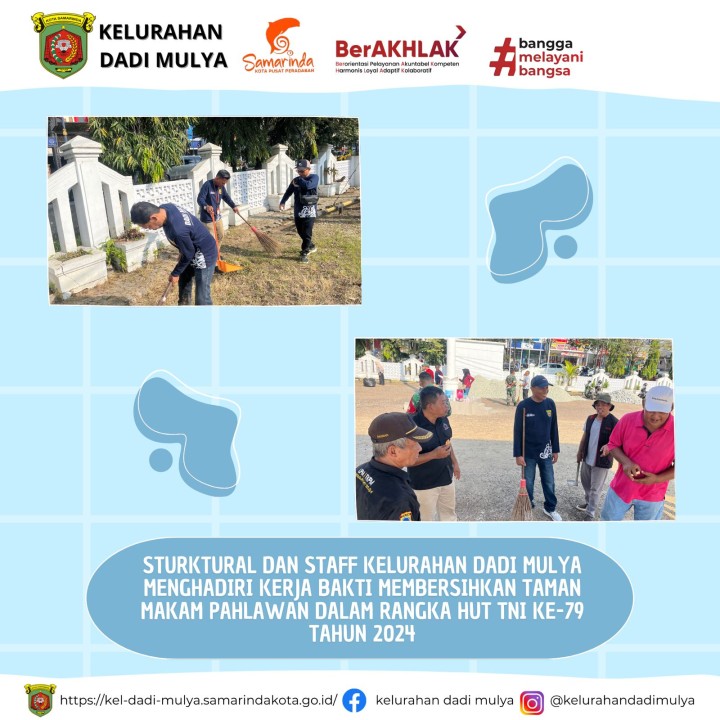 AGENDA KELURAHAN DADI MULYA BULAN SEPTEMBER TAHUN 2024