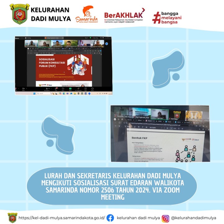 AGENDA KELURAHAN DADI MULYA BULAN OKTOBER TAHUN 2024