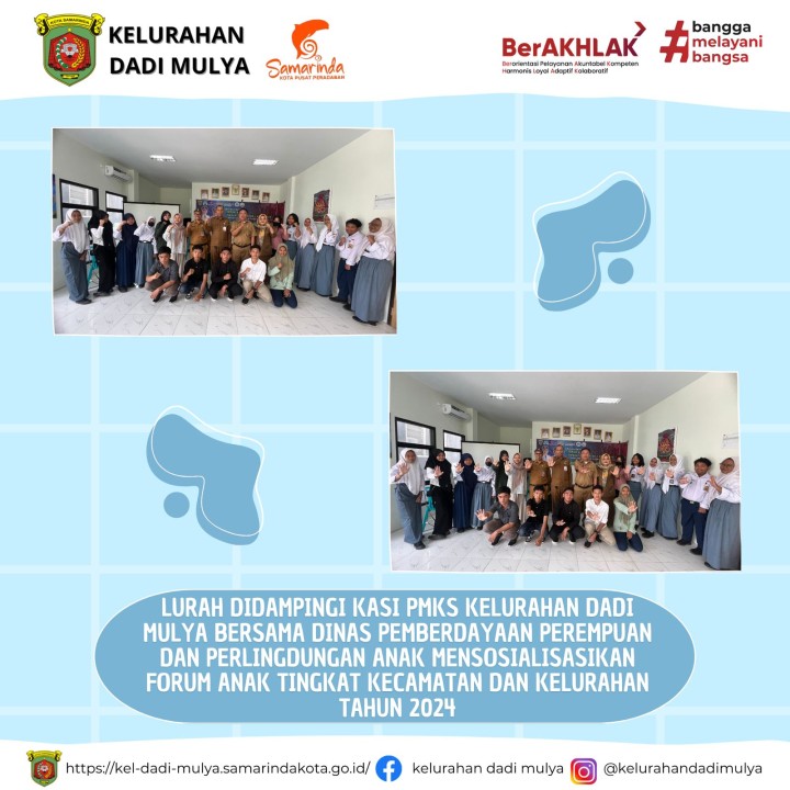 AGENDA KELURAHAN DADI MULYA BULAN OKTOBER TAHUN 2024