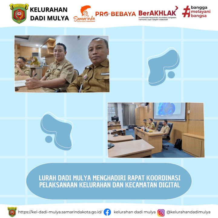 AGENDA KELURAHAN DADI MULYA BULAN OKTOBER TAHUN 2024