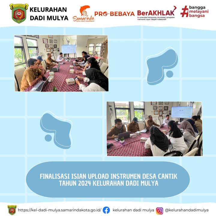 AGENDA KELURAHAN DADI MULYA BULAN OKTOBER TAHUN 2024