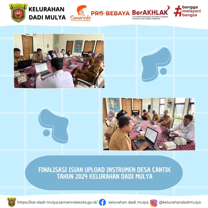 AGENDA KELURAHAN DADI MULYA BULAN OKTOBER TAHUN 2024