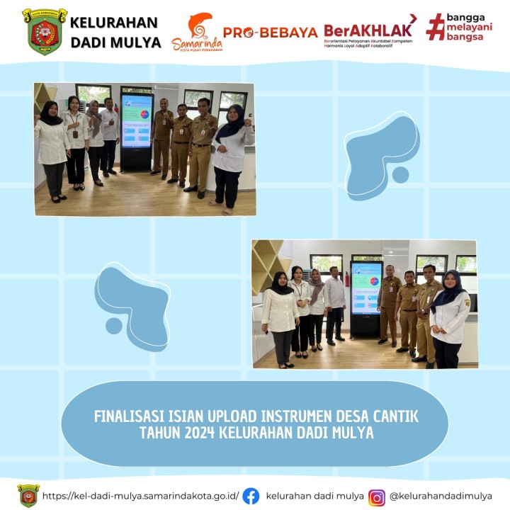 AGENDA KELURAHAN DADI MULYA BULAN OKTOBER TAHUN 2024