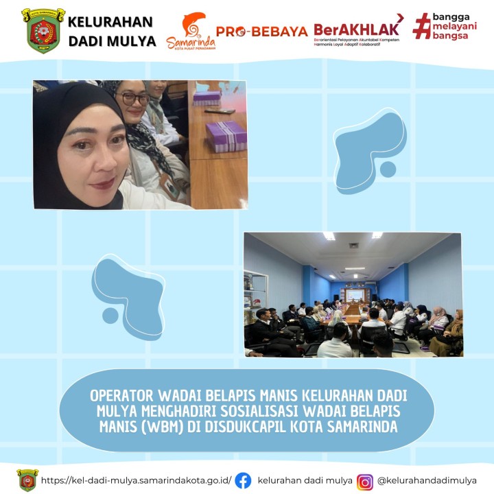 AGENDA KELURAHAN DADI MULYA BULAN OKTOBER TAHUN 2024