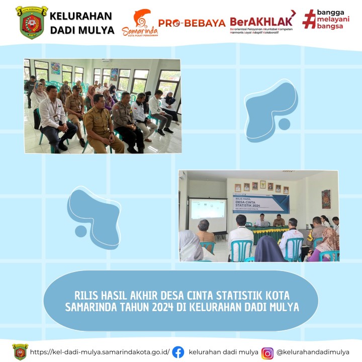 AGENDA KELURAHAN DADI MULYA BULAN OKTOBER TAHUN 2024