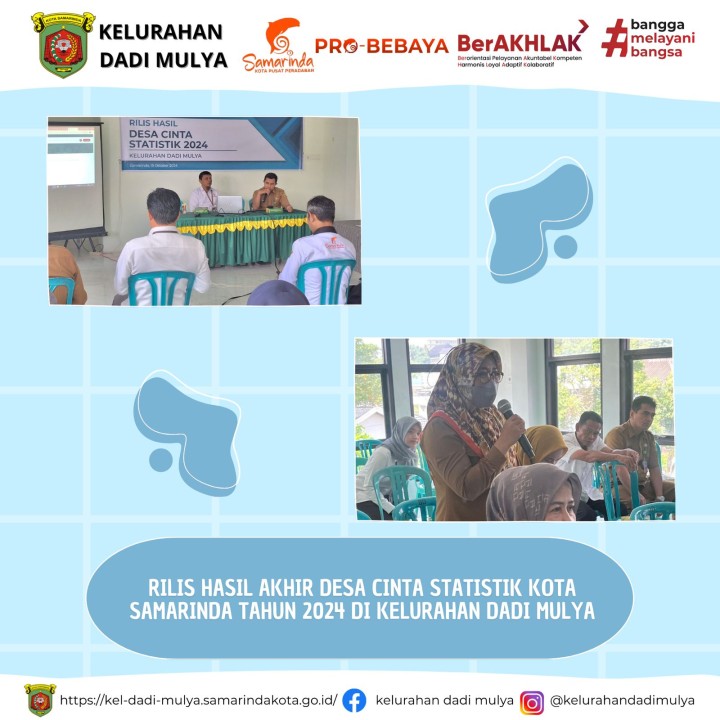 AGENDA KELURAHAN DADI MULYA BULAN OKTOBER TAHUN 2024