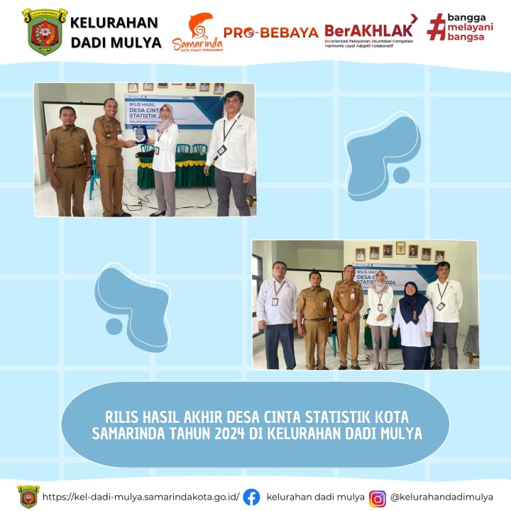 AGENDA KELURAHAN DADI MULYA BULAN OKTOBER TAHUN 2024