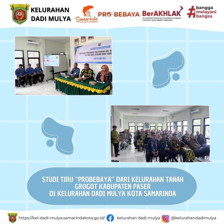 AGENDA KELURAHAN DADI MULYA BULAN OKTOBER TAHUN 2024
