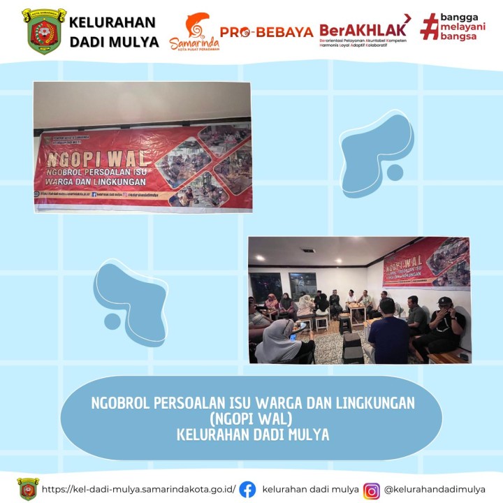 AGENDA KELURAHAN DADI MULYA BULAN OKTOBER TAHUN 2024