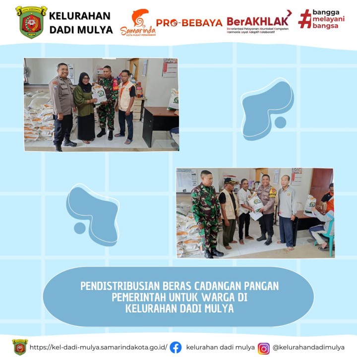 AGENDA KELURAHAN DADI MULYA BULAN OKTOBER TAHUN 2024