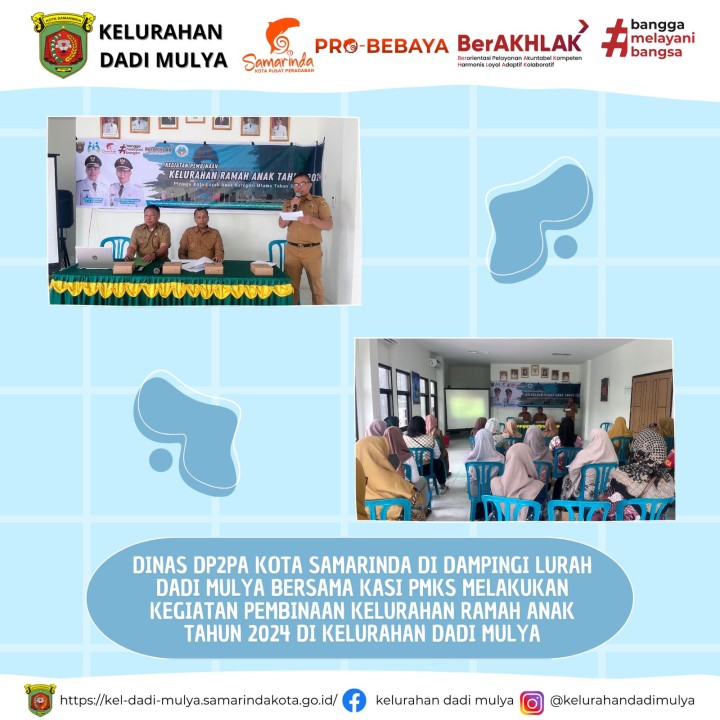 AGENDA KELURAHAN DADI MULYA BULAN OKTOBER TAHUN 2024
