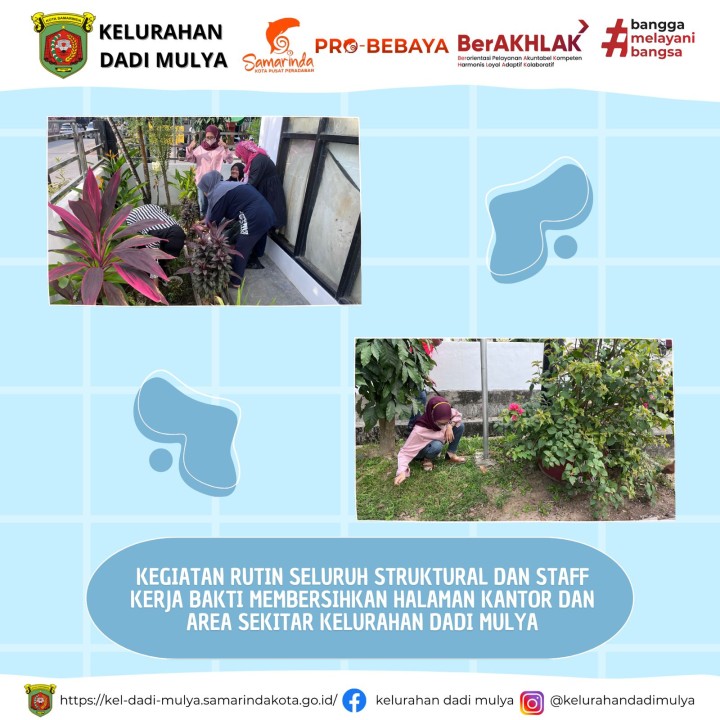 AGENDA KELURAHAN DADI MULYA BULAN OKTOBER TAHUN 2024