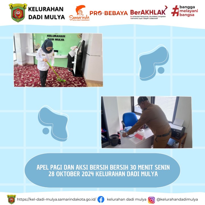 AGENDA KELURAHAN DADI MULYA BULAN OKTOBER TAHUN 2024