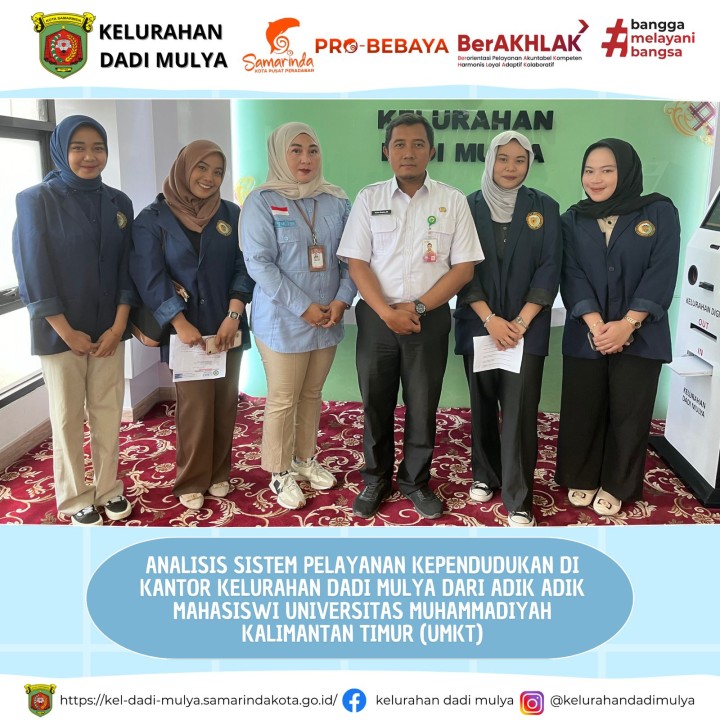 AGENDA KELURAHAN DADI MULYA BULAN OKTOBER TAHUN 2024