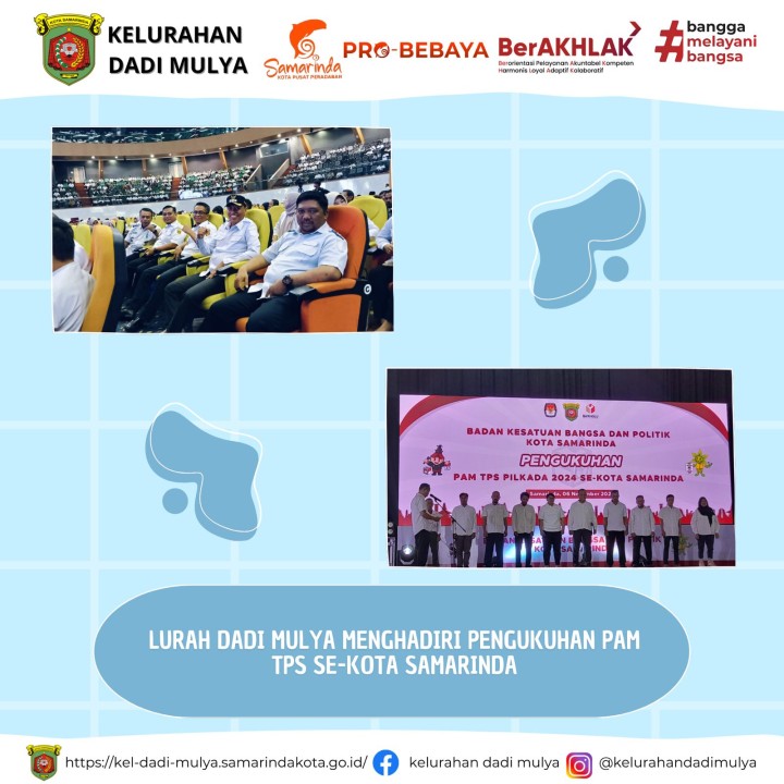 AGENDA KELURAHAN DADI MULYA BULAN NOVEMBER TAHUN 2024