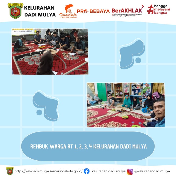 AGENDA KELURAHAN DADI MULYA BULAN NOVEMBER TAHUN 2024
