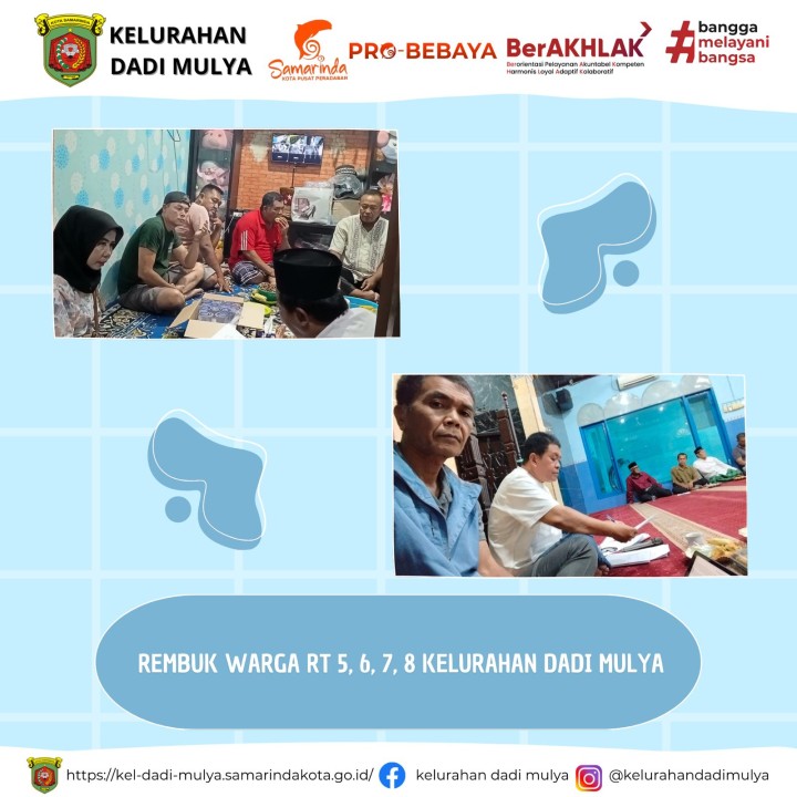 AGENDA KELURAHAN DADI MULYA BULAN NOVEMBER TAHUN 2024