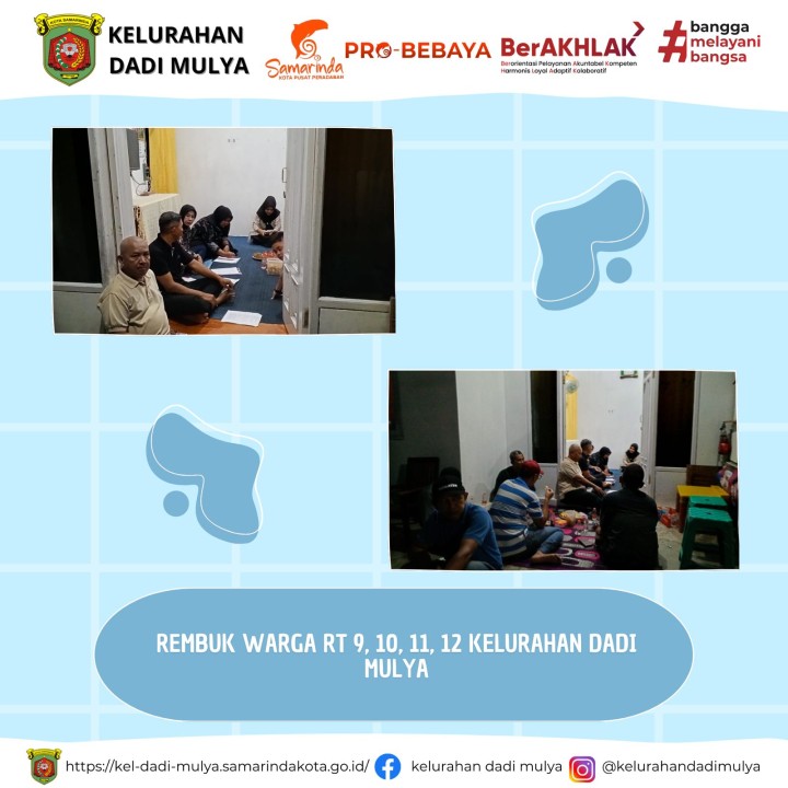 AGENDA KELURAHAN DADI MULYA BULAN NOVEMBER TAHUN 2024