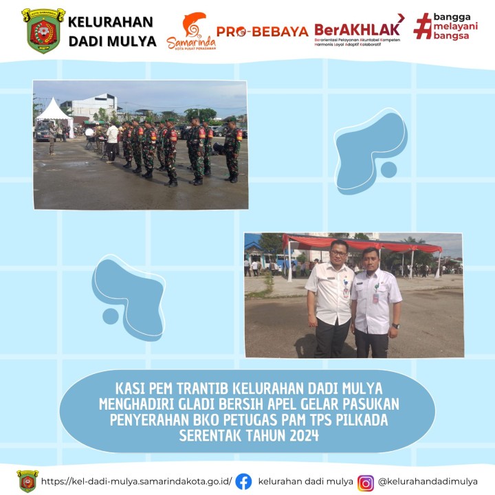 AGENDA KELURAHAN DADI MULYA BULAN NOVEMBER TAHUN 2024