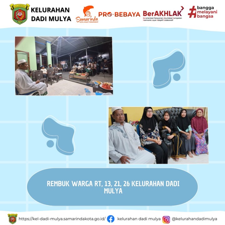 AGENDA KELURAHAN DADI MULYA BULAN NOVEMBER TAHUN 2024