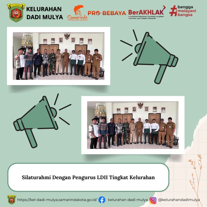AGENDA KELURAHAN DADI MULYA BULAN JANUARI TAHUN 2025