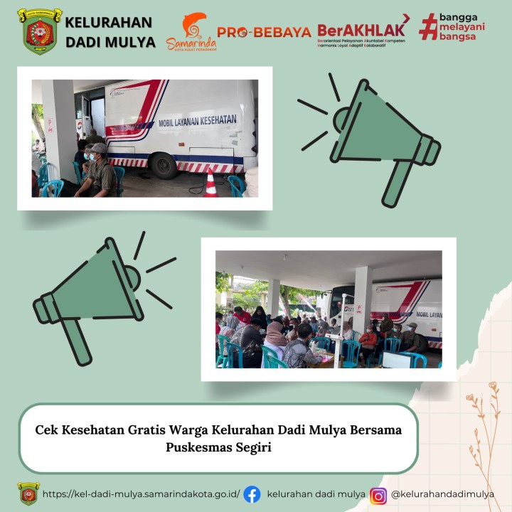 AGENDA KELURAHAN DADI MULYA BULAN FEBRUARI TAHUN 2025