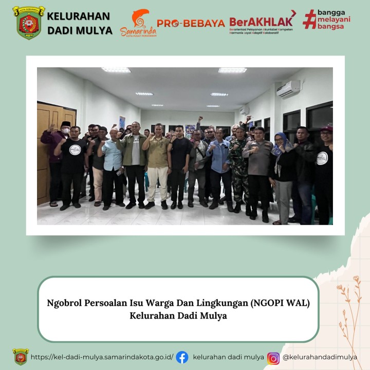 AGENDA KELURAHAN DADI MULYA BULAN FEBRUARI TAHUN 2025