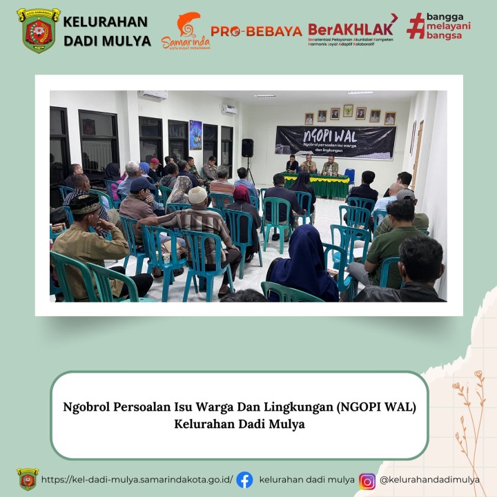 AGENDA KELURAHAN DADI MULYA BULAN FEBRUARI TAHUN 2025