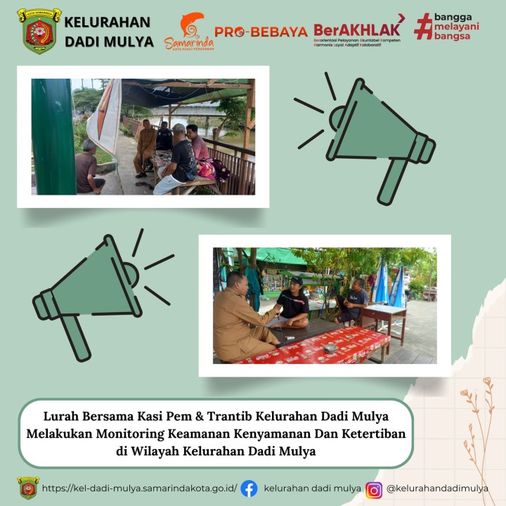AGENDA KELURAHAN DADI MULYA BULAN FEBRUARI TAHUN 2025