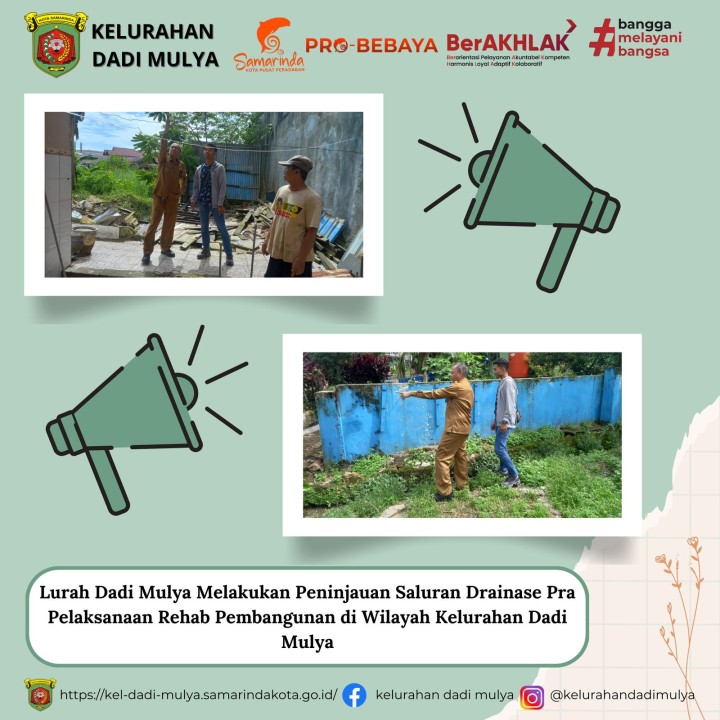 AGENDA KELURAHAN DADI MULYA BULAN MARET TAHUN 2025