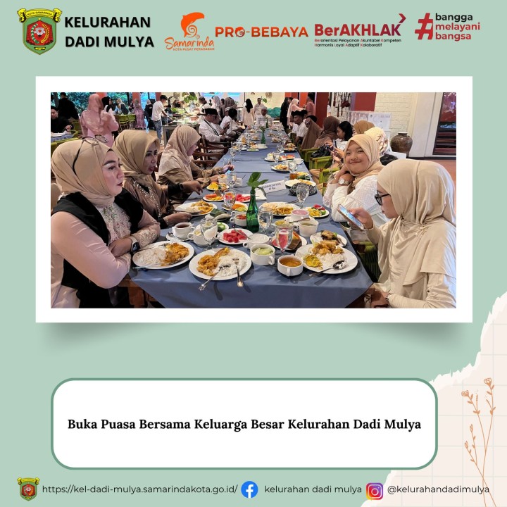 AGENDA KELURAHAN DADI MULYA BULAN MARET TAHUN 2025